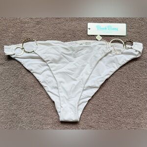 Beach Bunny - Nadia Midi Bikini Bottom - WHITE